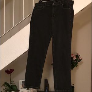 Black Calvin Klein jeans